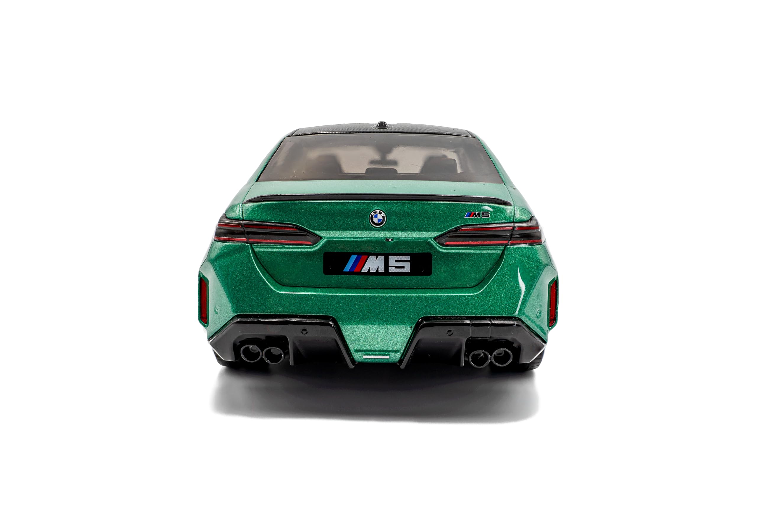 Solido BMW M5 (G90) 2025 - Berline Sportive, Design Dynamique, Toit contrasté, Peinture métallique, Voiture Miniature Diecast, M Vert, 1:18