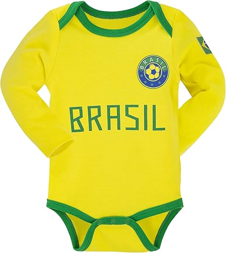 Cnins Fantasy - Camiseta de fútbol de manga larga para bebés y niñas, camisetas de fútbol para recién nacidos