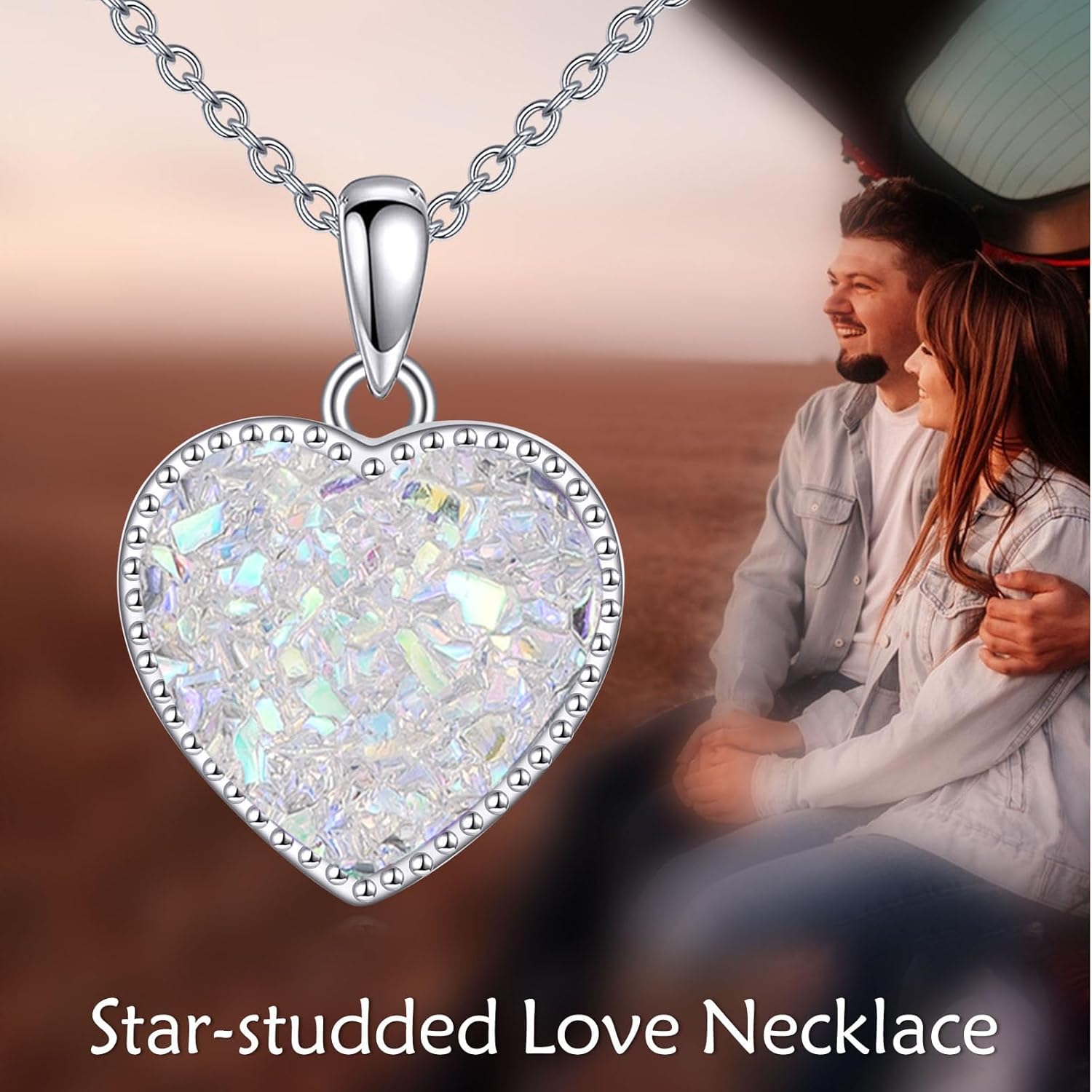 Heart Pendant Necklace for Women Sterling Silver Simple Heart Shape Necklace Love Jewelry Gift for Mother Wife Sister - Image 6