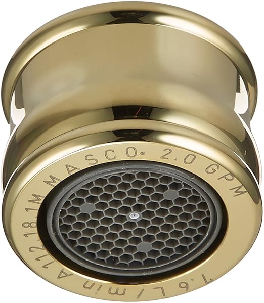Delta Faucet RP18454PB 2.2 GPM Aerator, Polished Brass Faucet