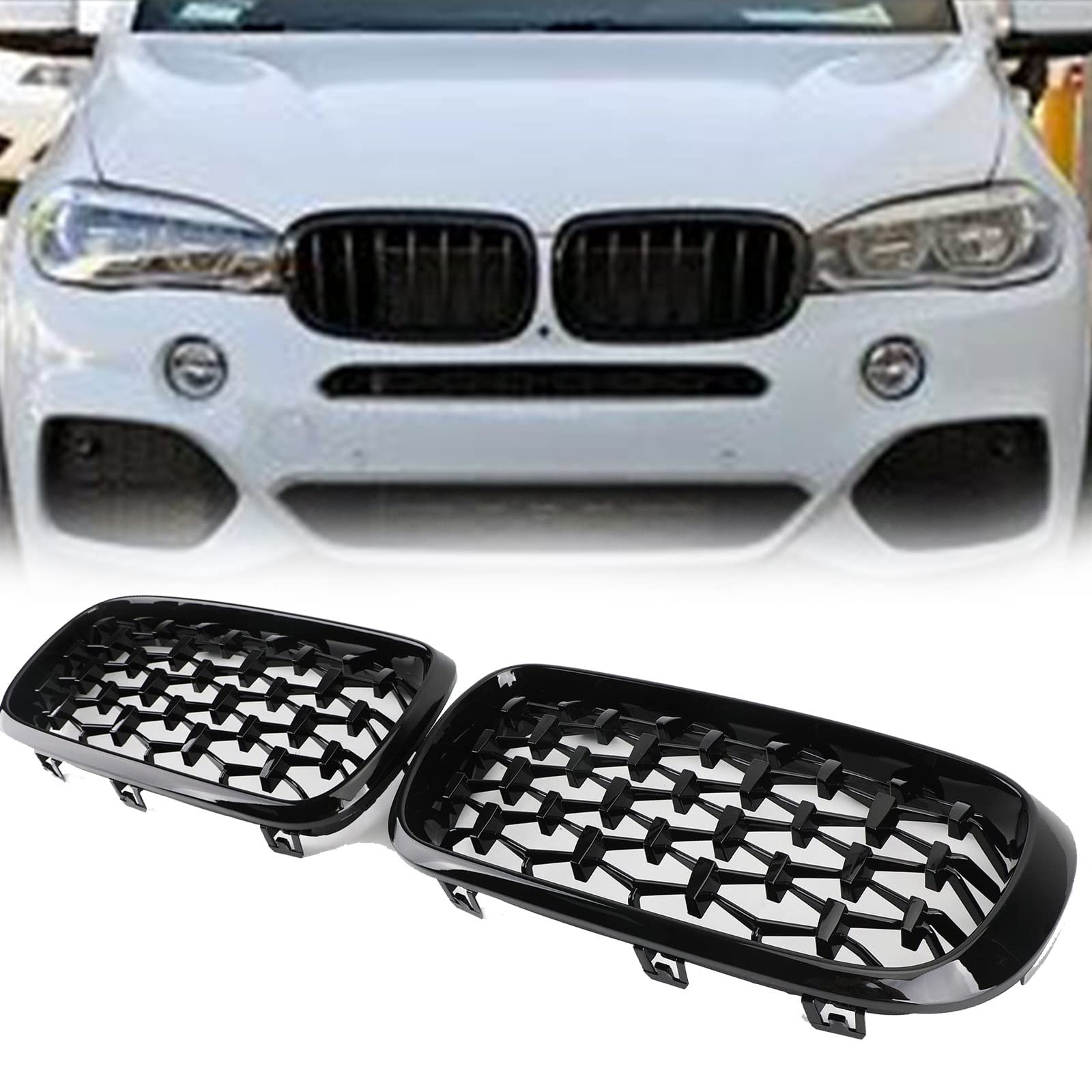 Grille de calandre avant pour X5 F15 2014-2016 51137316061