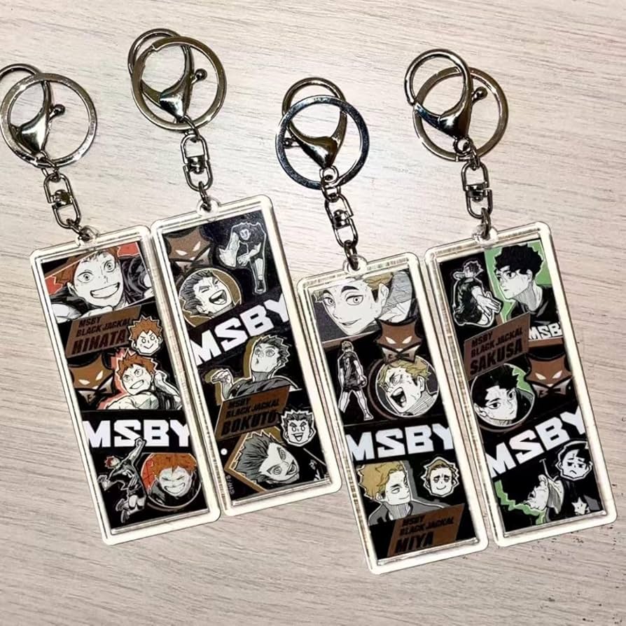 Amazon.co.jp: ハイキュー!! キーホルダー 4個セット MSBY