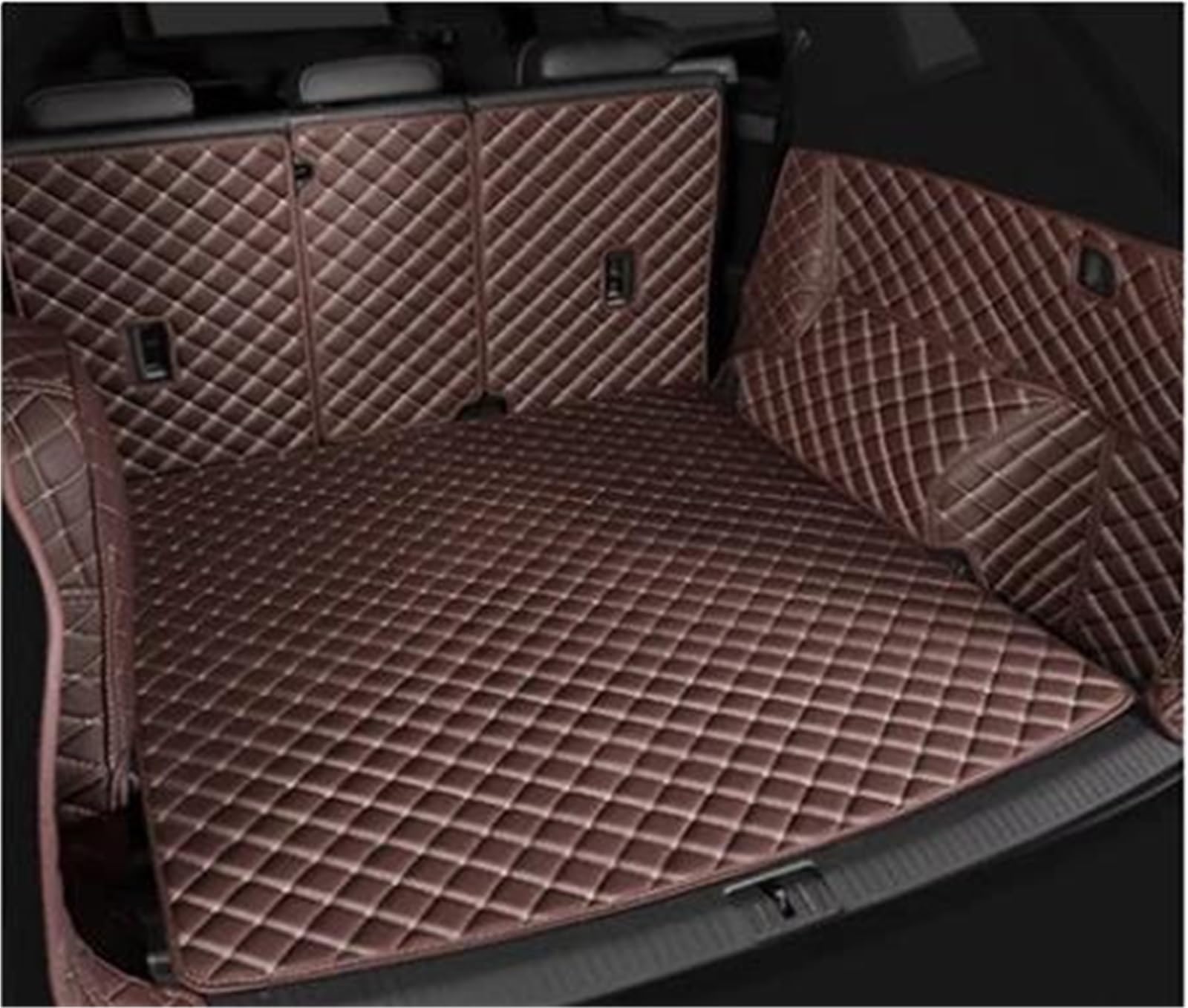Vasca Custodia Per Baule Per Acura Per Rdx 2010-2018 Trunk Cargo Liner Bagagliaio Di Un'auto Zerbino Vano Carico Pavimento Tappeto Fango Accessori(Brown 5,2018)