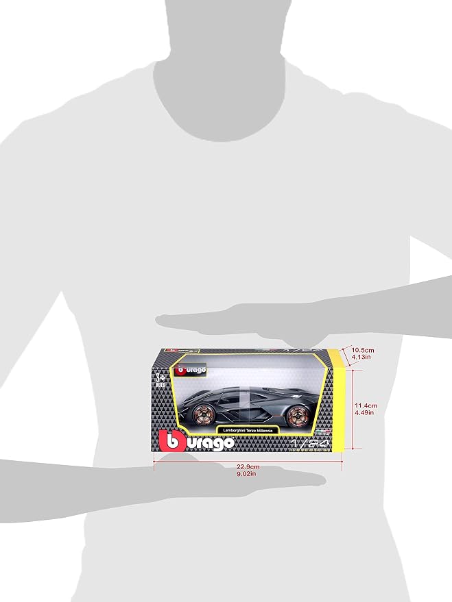 Bburago 1:24 Lamborghini Terzo Millenio - Grey miniatura 2