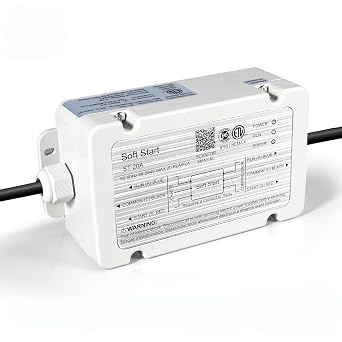 Soft Start for RV air conditioners Reduces Startup Current by up to 75%, Saving Battery Power. Compatible with 120V-240V Systems 3.5 ton max, Ideal for RVs, Vans, and Campers.