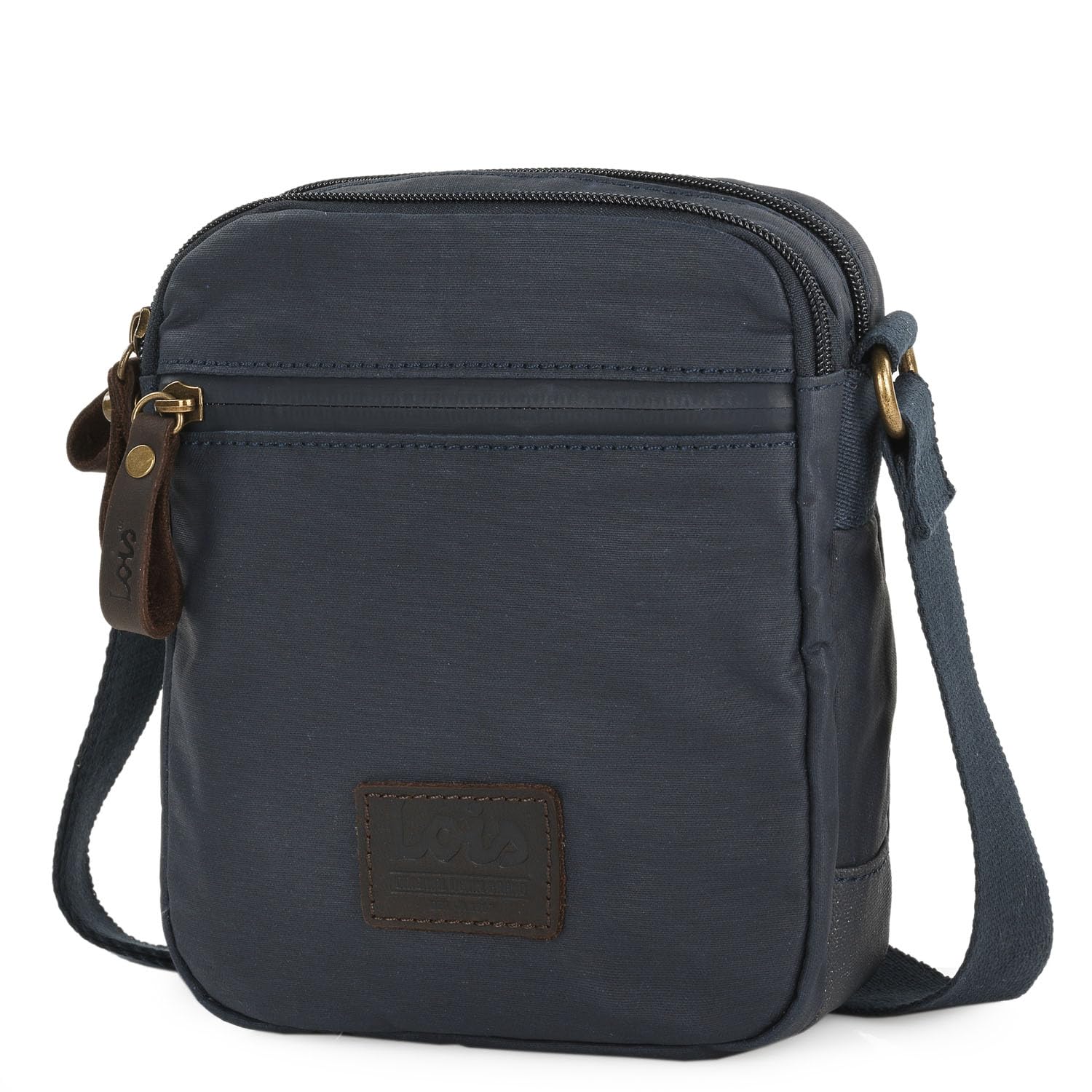 Lois - Bolso Hombre elegante y funcional Bolsitos Para Hombre resistentes y modernos Bolsos Para Hombre estilo casual, ideales para el día a día, Marino