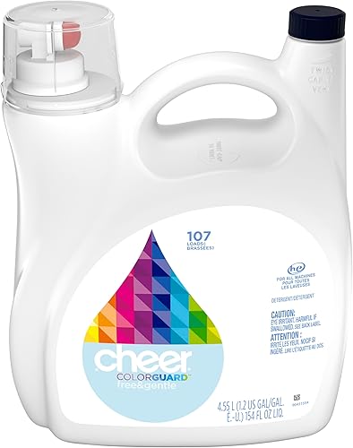 Miniatura 5 de Cheer Detergente líquido para ropa libre, 107 carga, 154 fl oz