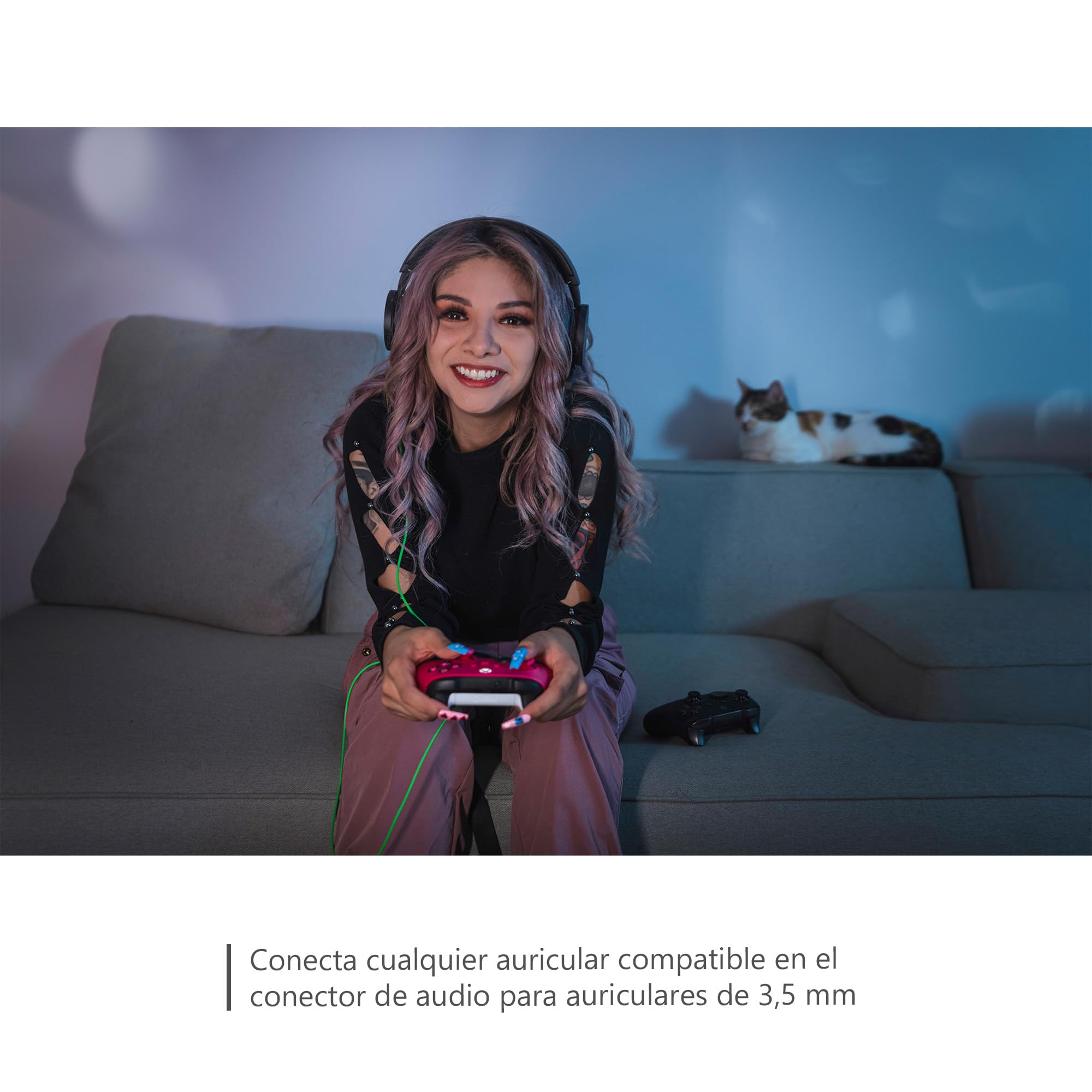 Xbox Wireless Controller Deep Pink Series X/S/One, Windows 10/11, iOS y Android