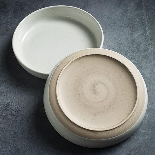 Miniatura 8 de Famiware Milkyway - Juego de platos y cuencos para 4, juegos de vajilla de 16 piezas, color blanco