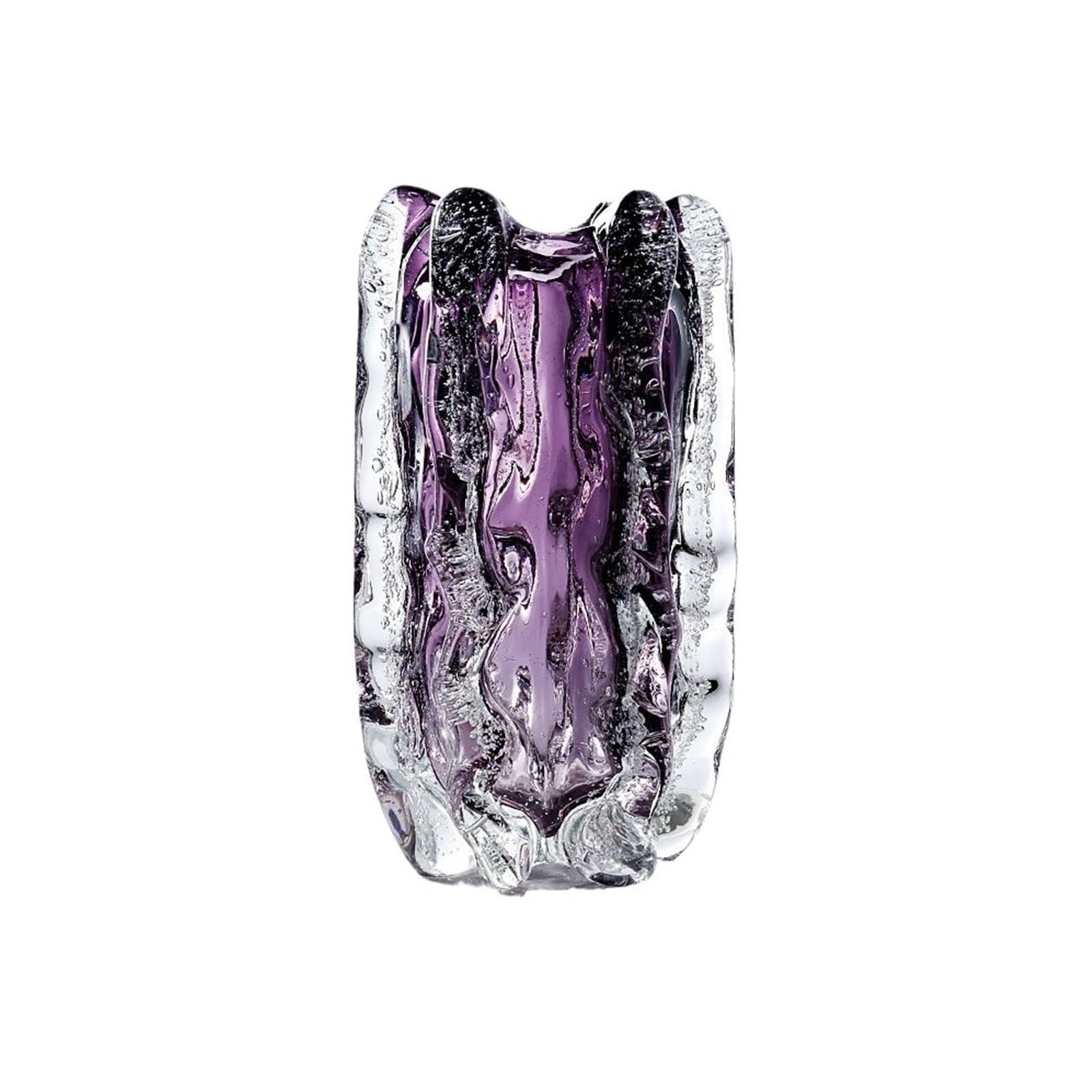 Vaso di Fiori Vaso di Vetro a Bolle Pizzo Creativo Leggero e Lussuoso, Ornamento Artistico, Decorazione della casa(M)