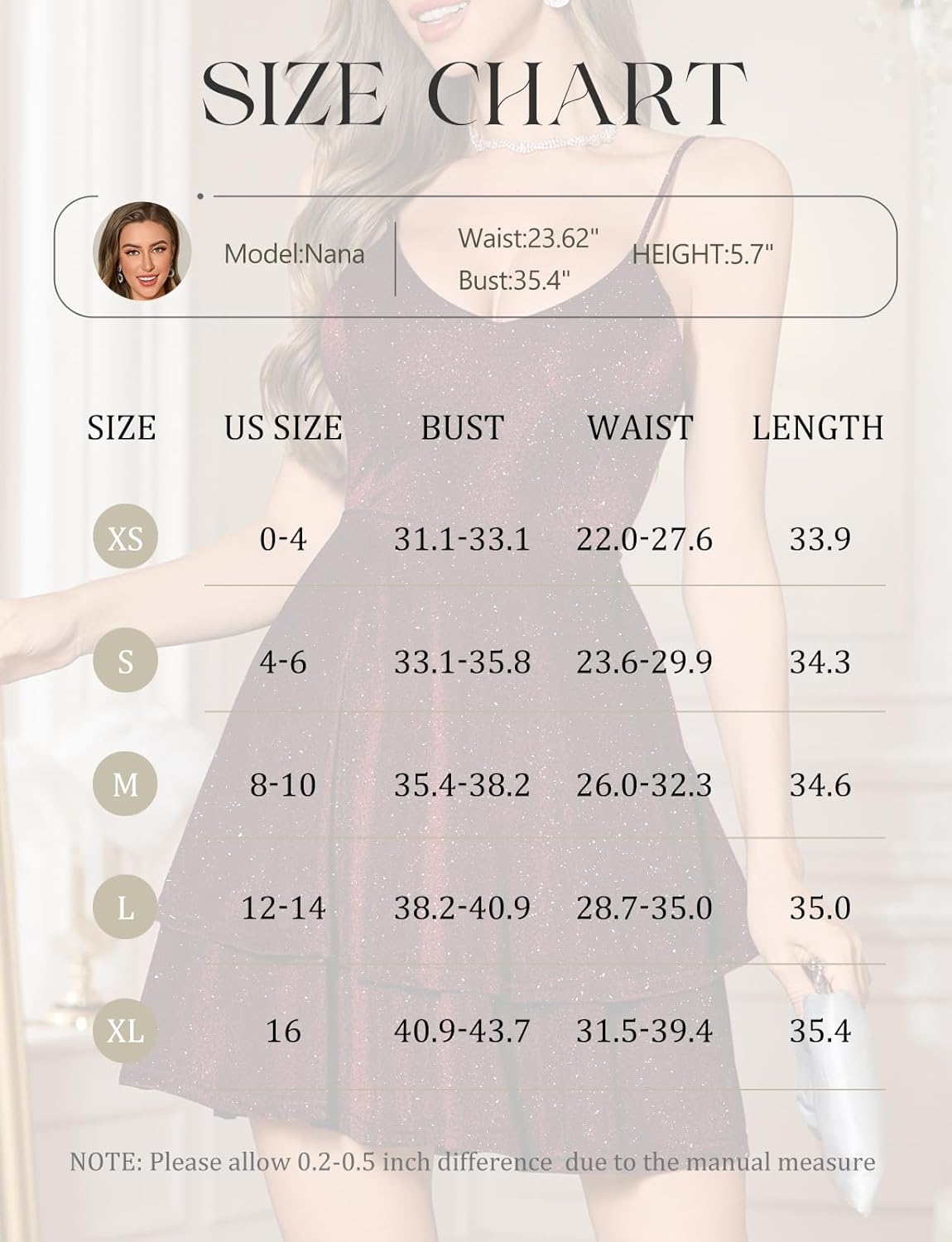 Bbonlinedress Women Sparkly Homecoming Dress for Teens Short Cocktail Prom Glitter Night Club Tie Back Spaghetti Straps Dress - Image 6