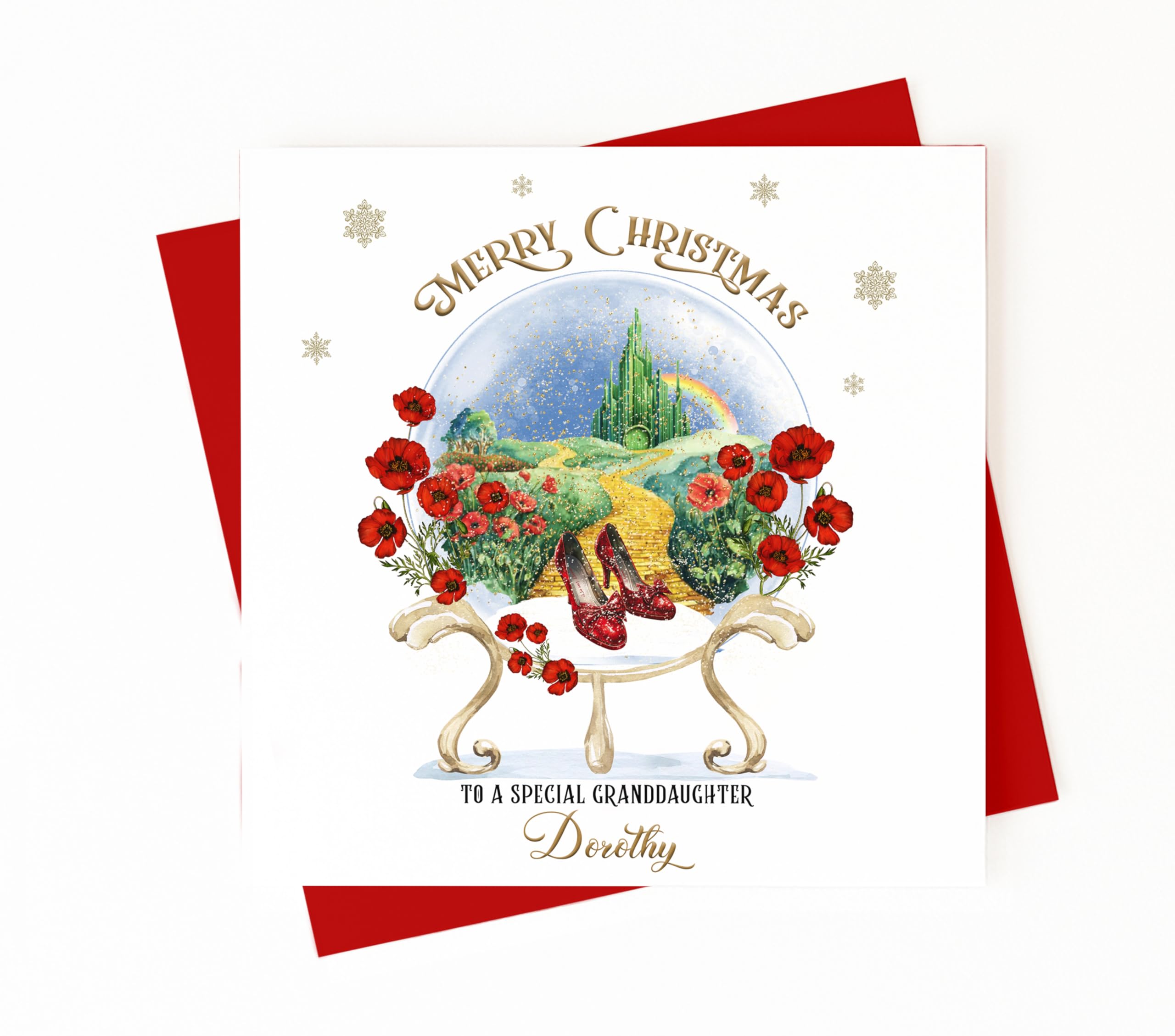 Wizard Personalised Christmas Card Oz