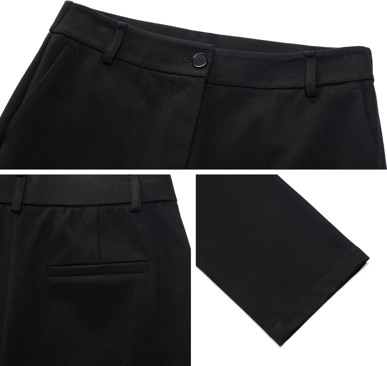 GOELIA Women's Dress Pants Work Business Pants Tummy Control Office Straight Leg Casual Pants