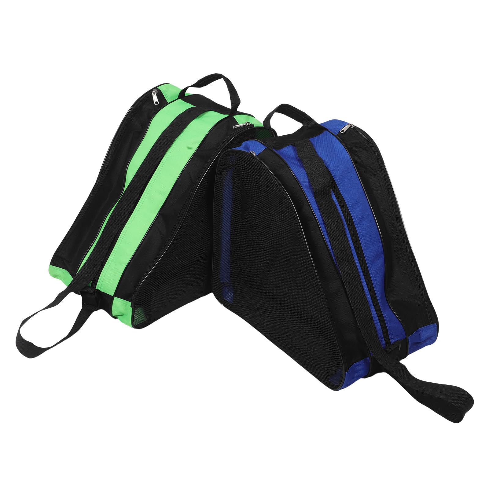 2 Piezas Bolsa para Patines de Hielo con Correa Ajustable, Tela Oxford Resistente, Compartimentos Organizados y Amplio Volumen Interno Niñas en Patinaje al Aire Libre