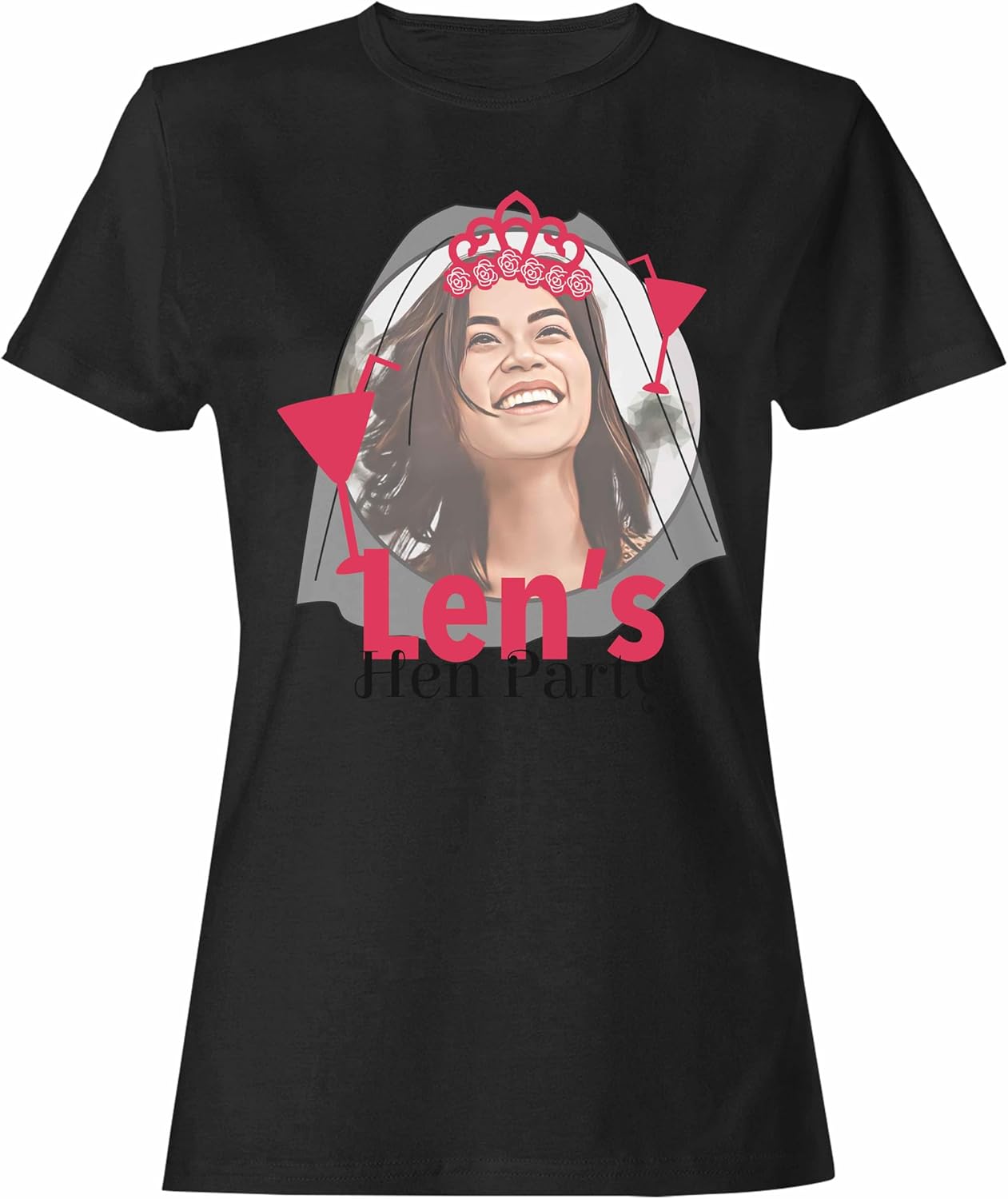 T-shirt Personalizzata Varsany Per Addio Al Nubilato E Matrimonio - Con Strass, Morbida, Colori E Taglie A Scelta, Regalo Per Sposerine - 4