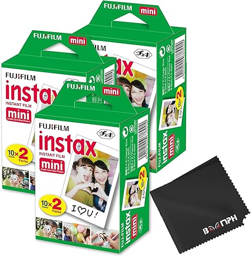 Miniatura 10 de Fujifilm Película Instax Mini para cámara instantánea: 20 disparos en total, (10 hojas x 2) - Captura recuerdos en cualquier momento y en cualquier