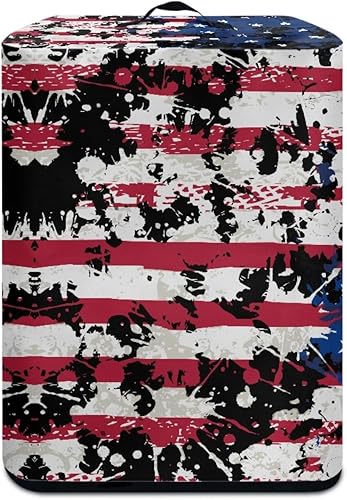 Miniatura 3 de Cubierta antipolvo para freidora de aire para electrodomésticos de cocina y accesorios adicionales, fundas retro con estampado de bandera