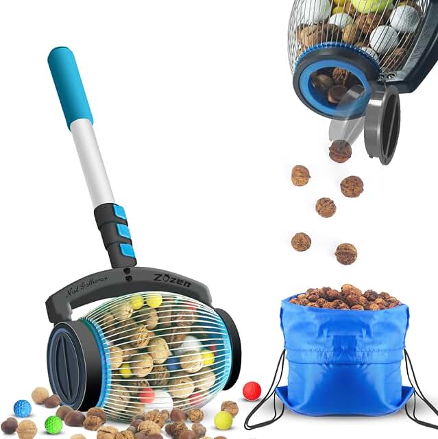 Zozen Nut Gatherer Side Opening Dump