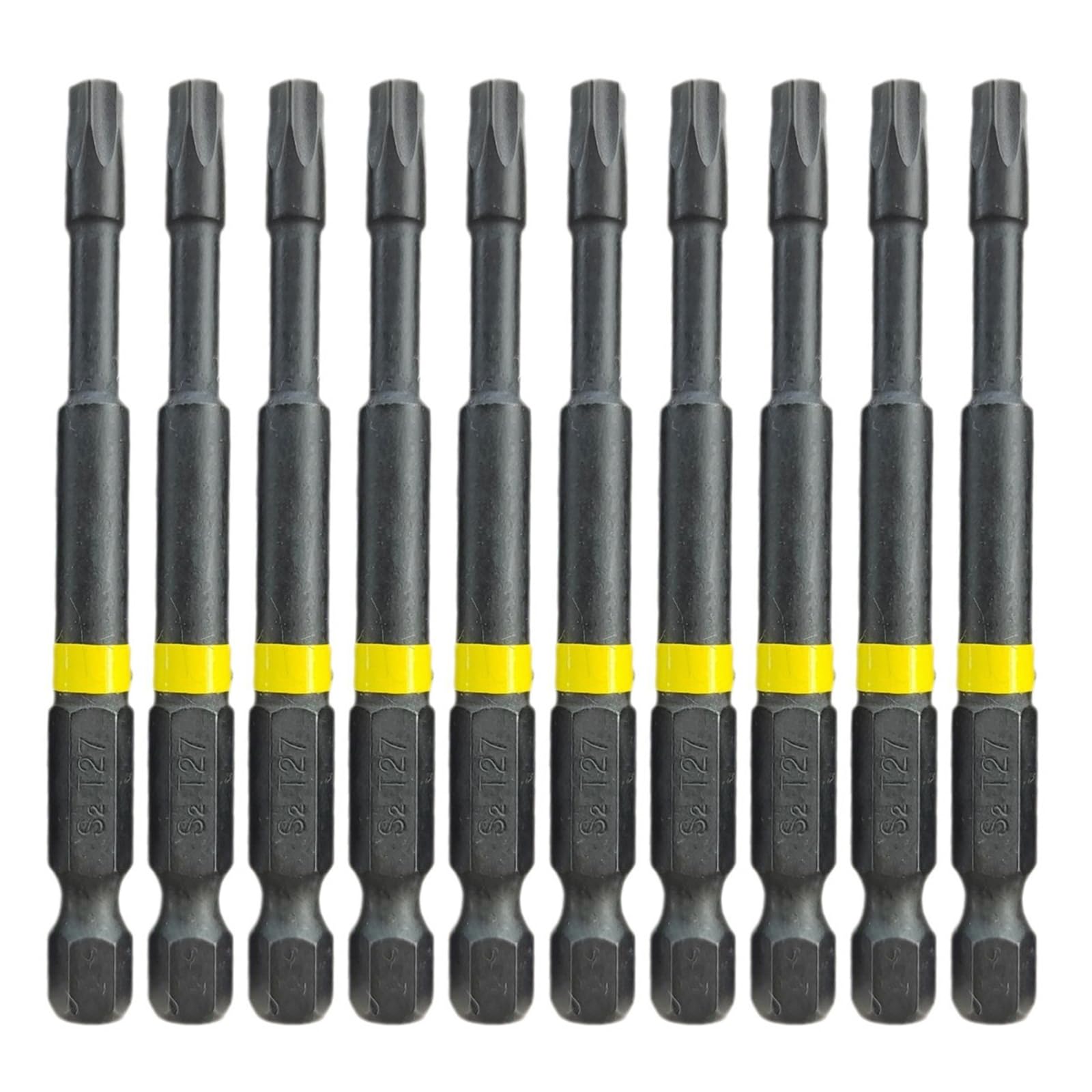 10Pcs High Torques Star Bit Screwdriver Bit, Suitable for DIYer Projects and Professional Use with Various Size Screwdriver