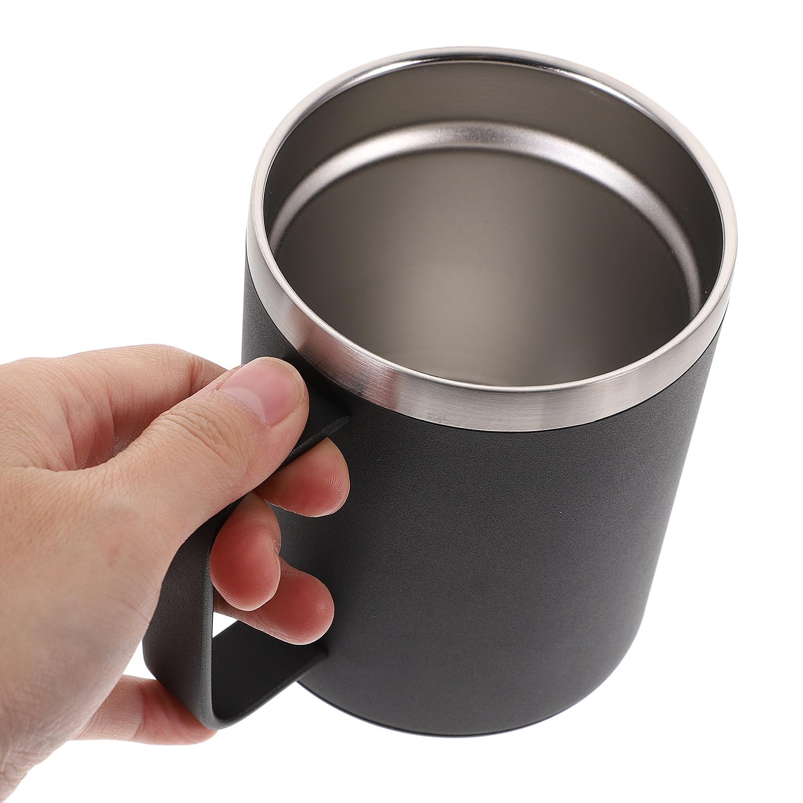 Tazza Termica in Acciaio Inox 300ml, Riscaldamento 55 Gradi | Ricarica Wireless, Rilevamento Intelligente, Protezione Surriscaldamento, Argento