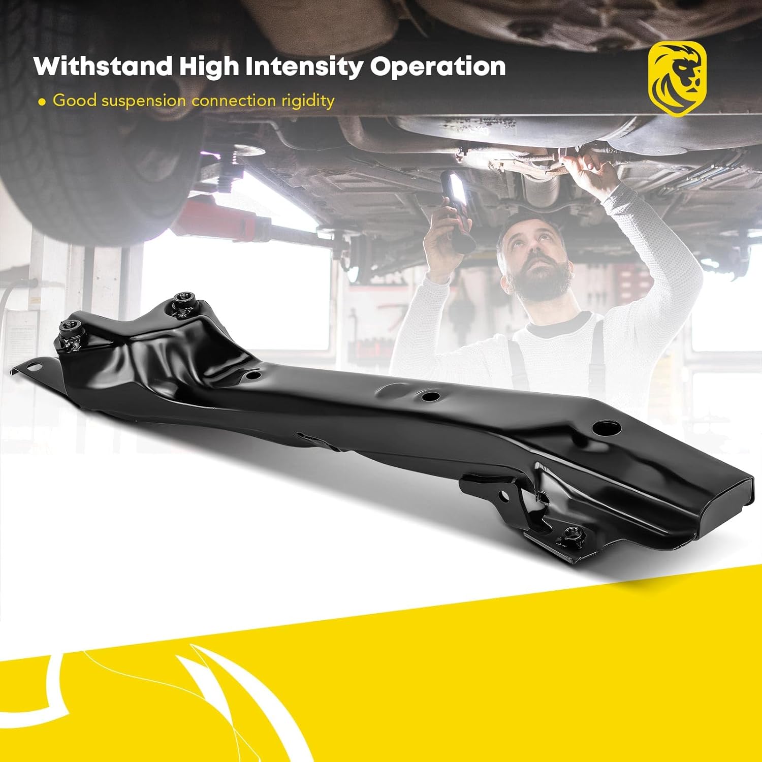 YHTAUTO Front Driver Frame Crossmember Subframe Replacement for Honda Civic 2022-2025 No i-Style & Type R, Suspension Cross Member Front Extension