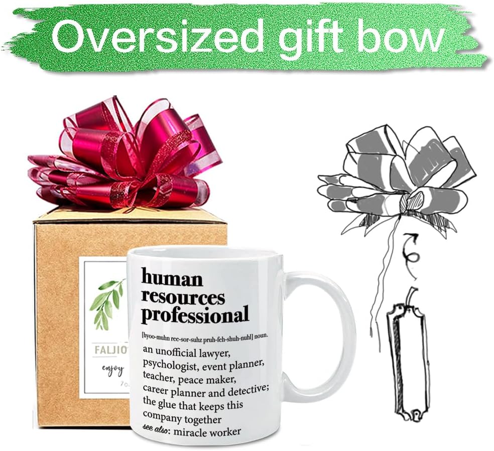 FALJIOK Human Resources Mug Gifts for Men Women, HR Appreciation Gifts for Manager Director, Boss, Coworker, Funny HR Mug Gift for Christmas - Image 5