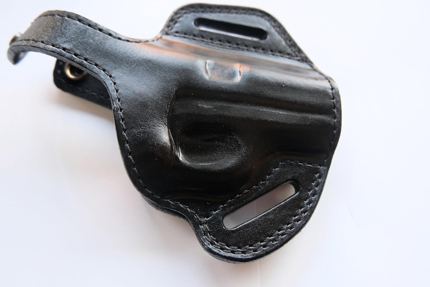 Leather Handcrafted Belt OWB Holster for Cz 82 (R.H) (Black Tan)