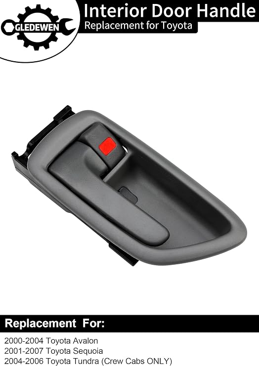 Interior Door Handle Fit for 2000-2007 Toyota Tundra Sequoia Avalon, FL/RL