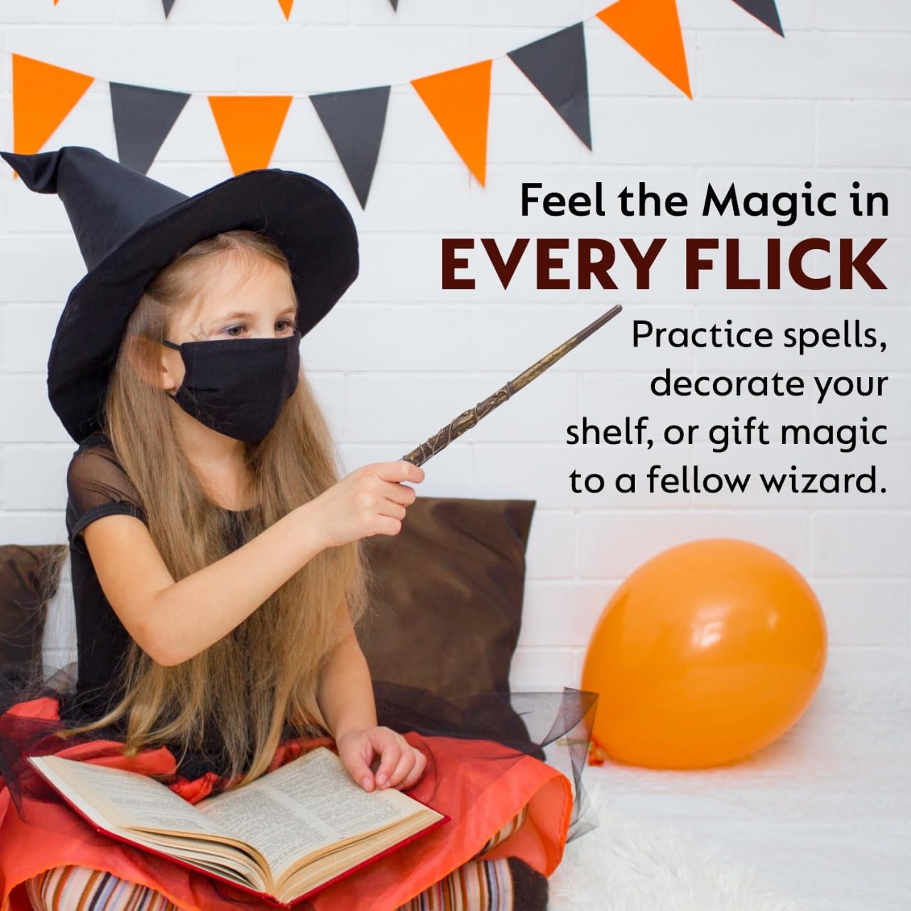 JAAIP Harry Potter Wand - Stick Gifts Toys for Boys and Girls of All Ages (Style 3), Black - Image 6 thumbnail