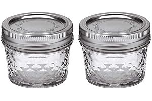 4oz Wide Mouth Quilted Jelly Jars from Ball Mason