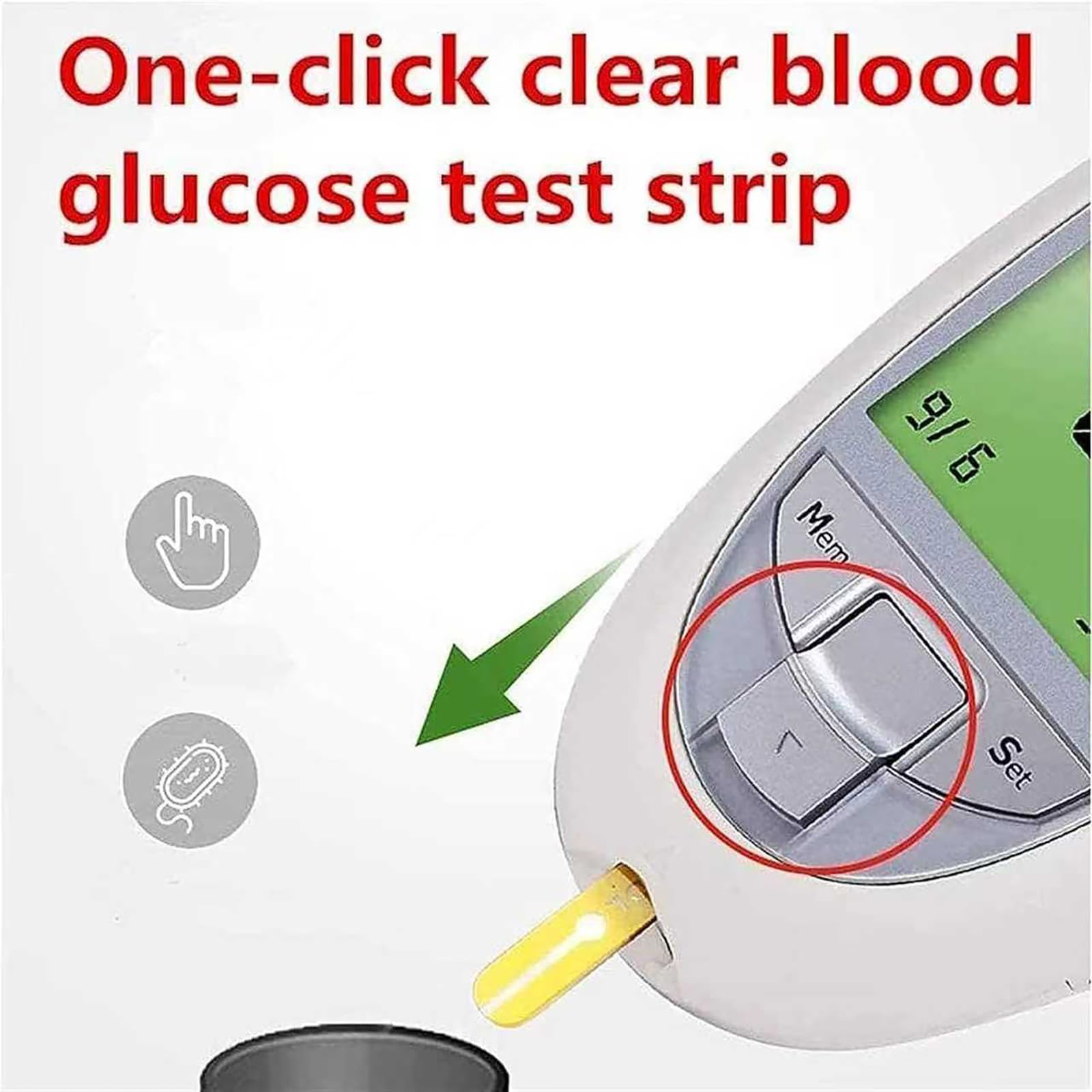 COYEUX Macchina Multifunzione per Test del Colesterolo Totale Dell'acido Urico del Glucosio 3 in 1, Kit per Il Test del Diabete, 50 Strisce Reattive per Zucchero nel Sangue, 25 Strisce di Acido Urico