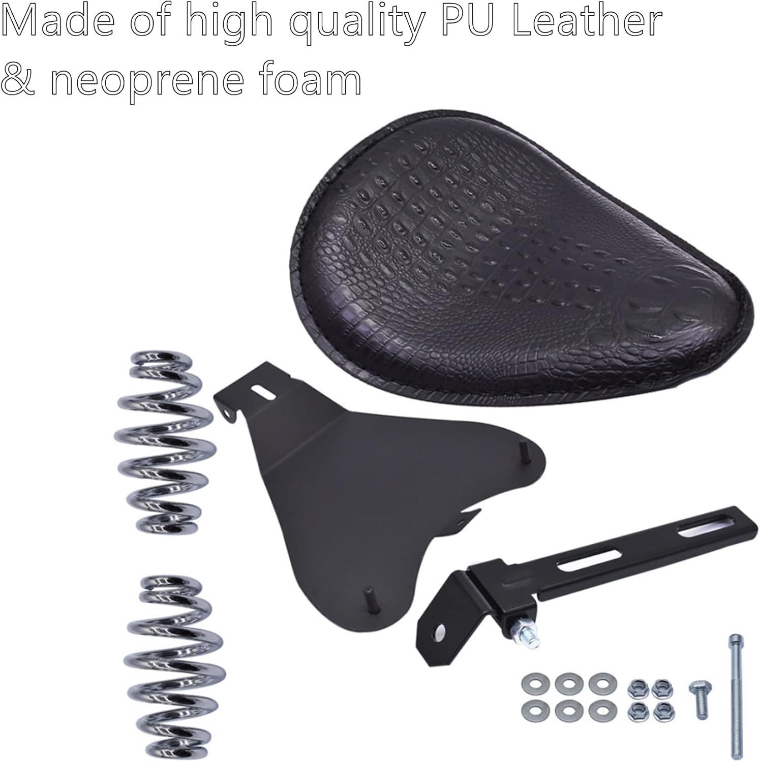 GXYWADY Motorcycle Spring Seat w/Seat Base Replacement for Shadow Spirit ACE VT 1100 750