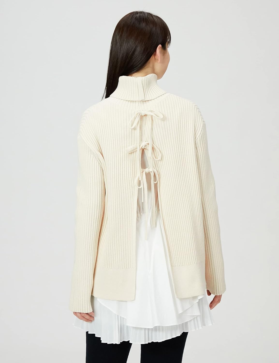 Amazon | [スナイデル] フリルコンビチュニックプルオーバー  