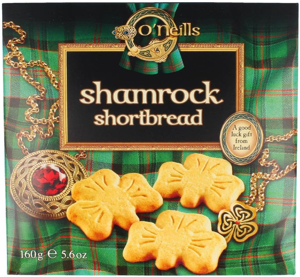 O'Neills Shamrock Shortbread Cookies, 5.6 Ounce