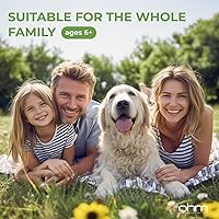 Vista 6 de Ohm Cetirizina 10 mg, alivio de la alergia durante todo el día (100 unidades) tabletas antihistamínicas para alergias en interiores y exteriores