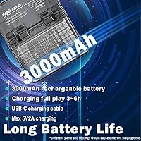 Vista 4 de Miyoo Mini Plus with Portable Case Retro Emulator Handheld Game Console Latest Version with WiFi & RTC, 3.5’’ 640*480 IPS Screen 3000mAh Battery