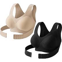 Posture Corrector Bra - Posture Correcting Bra, Front Closure Cross-Back Wireless Posture Bra