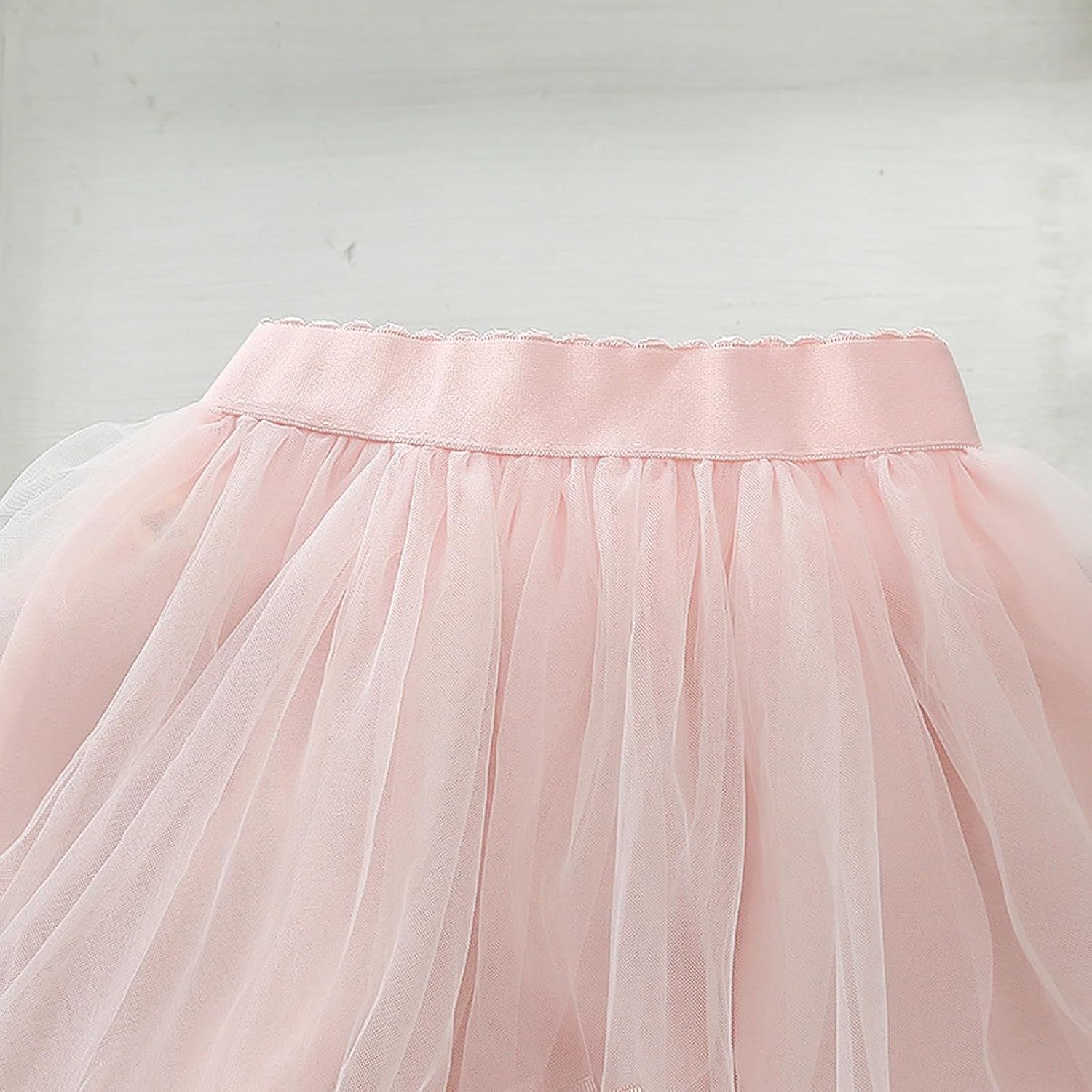 Girls 2026 Tulle Tutu Skirt High Waist Fluffy Mesh Ballet Dance Bottom Bow Cute Party Holiday Wear for Big Girls