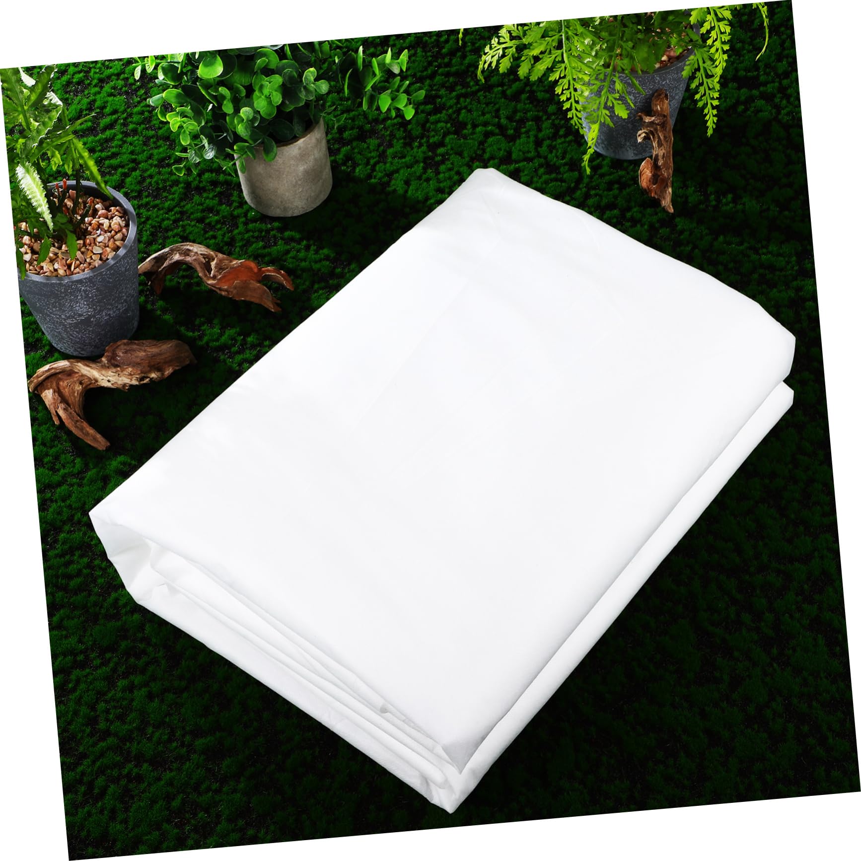 HEMOTON Voile D’hivernage en Non-tissé Blanc pour 2 Pièces Plantes