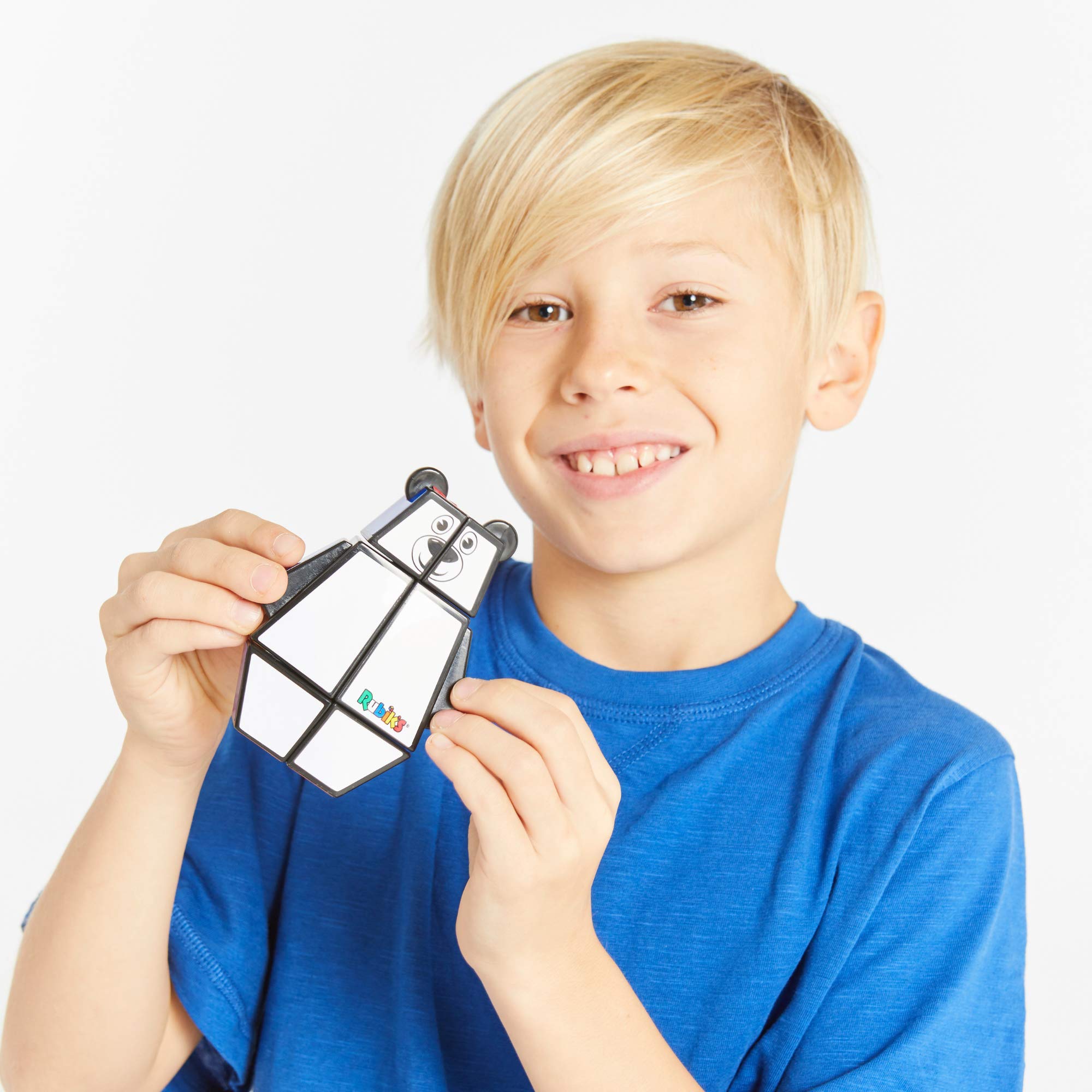 Rubik's Junior niedźwiedź | oryginalne puzzle zwierzęce dla dzieci, łatwe do chwytania