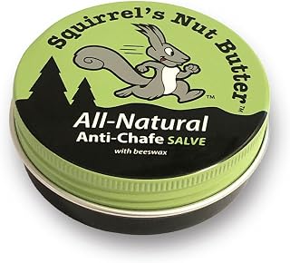 Squirrel's Nut Butter All Natural Anti-Chafe Salve Tin 2oz - Prevents Blisters & Chafing for Runners, Hikers, Cyclists