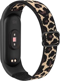 سوار رياضي من دي ال ثري موبيلاك متوافق مع شاومي مي باند 7 و 6 و 5 و 4 و 3 وأمازفت باند 5، مصنوع من النايلون للجنسين، مقاس 140-215 ملم