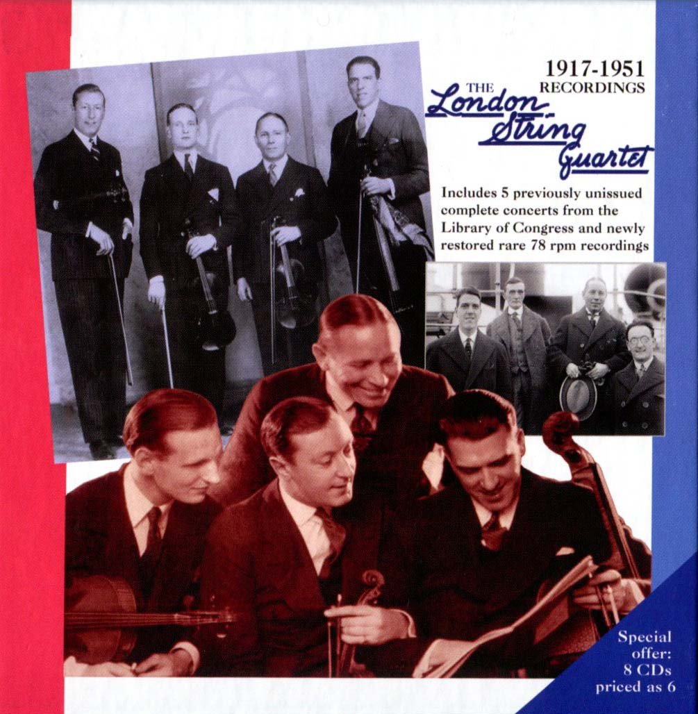 The London String Quartet 1917-1951 (8CD)