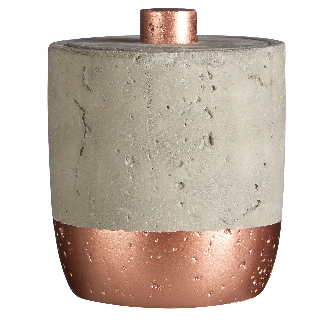 Premier Grey Maison By - Neptune Cotton Jar With Lid - Warm Copper Finish