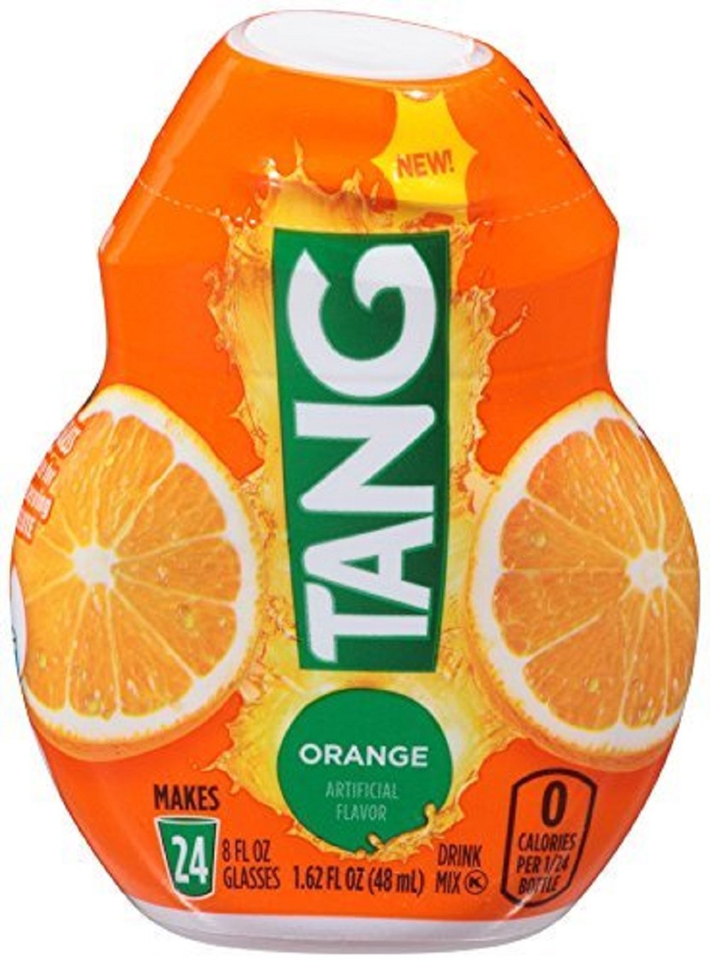 Tang Orange Liquid Concentrate Drink Mix with Vitamin C (1.62 fl oz Bottle) 4 Pack