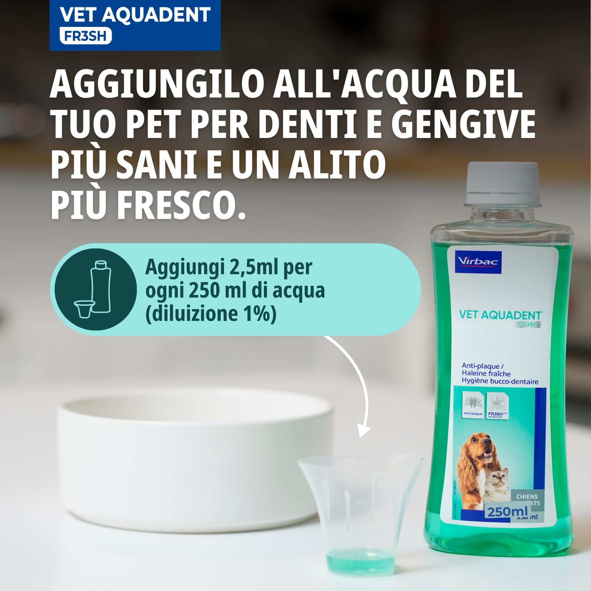 Virbac - Vet Aquadent, 500 ml