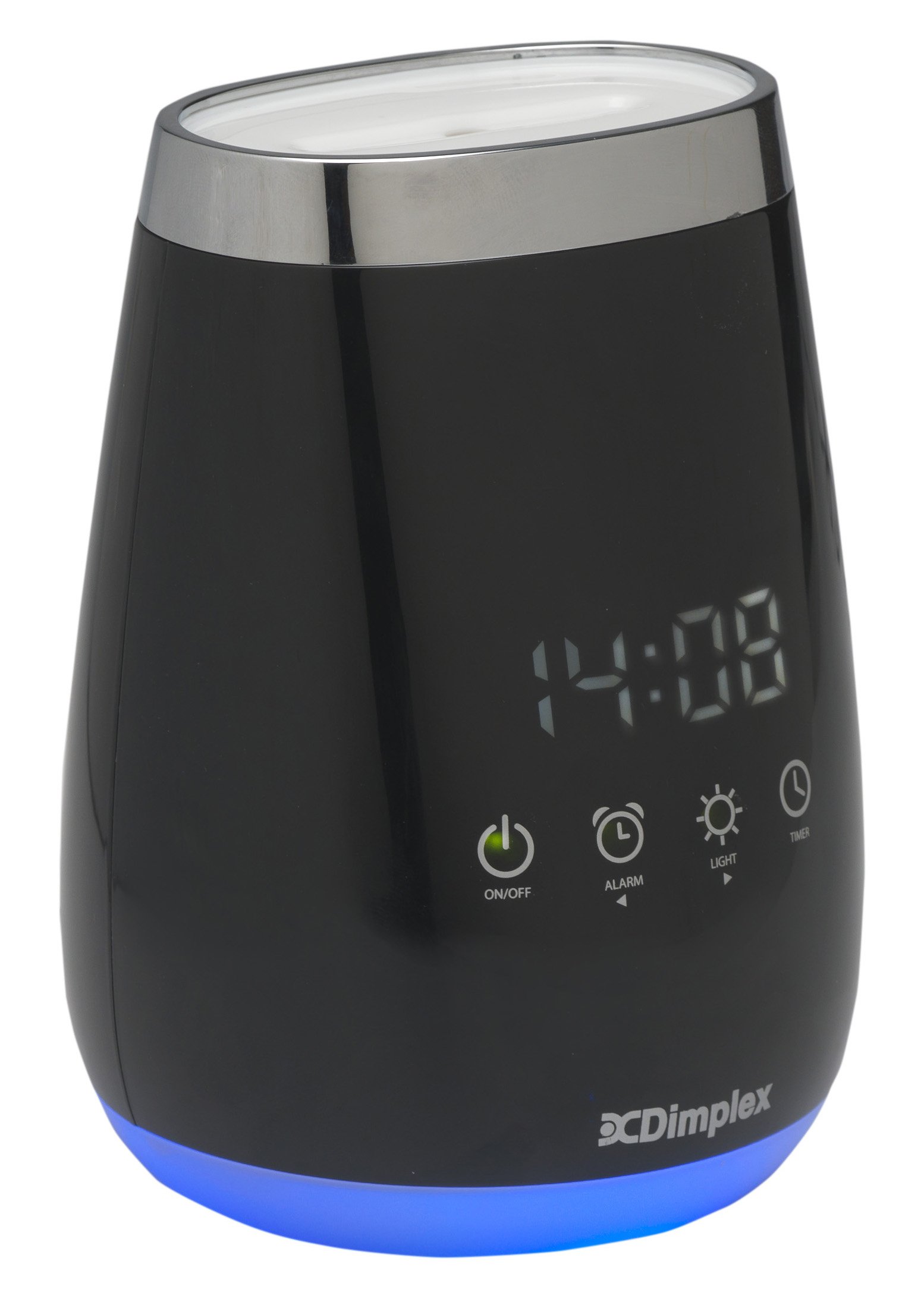 Dimplex Dxad100 Aroma Diffuser with Colour Changing Night Light and Alarm, 12 Watt, Black & silver [Energy Class A]