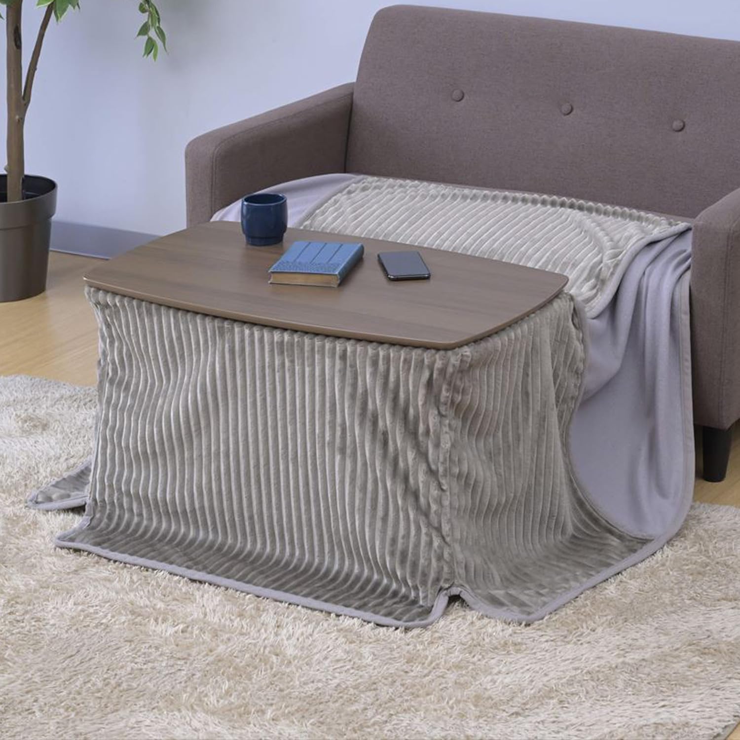 Amazon.co.jp : [山善] こたつ テーブル 専用布団セット 幅75×奥行45