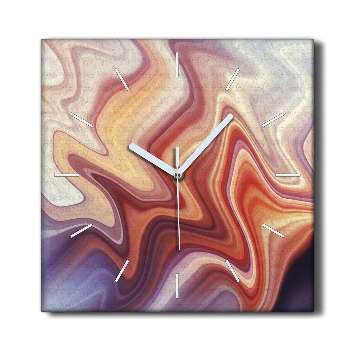 Horloge murale silencieuse Coloray pour salon sans bruit de tic-tac