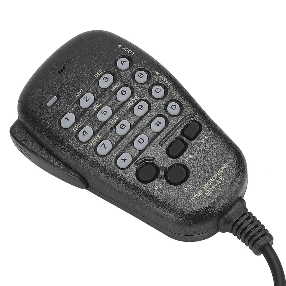 Sxhlseller Microfono Portatile - Microfono Portatile MH-48 DTMF 6 PIN per la Stazione Radio Microfono Retroilluminato